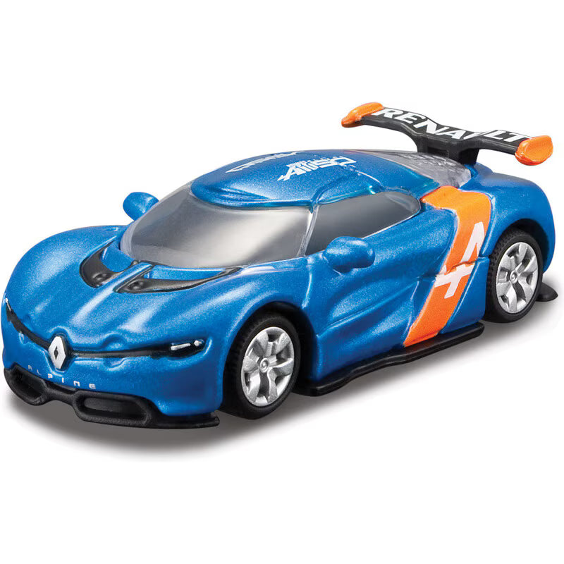 RENAULT ALPINE A110 COUPE 2019 BLUE ORANGE 1/64 BURAGO
