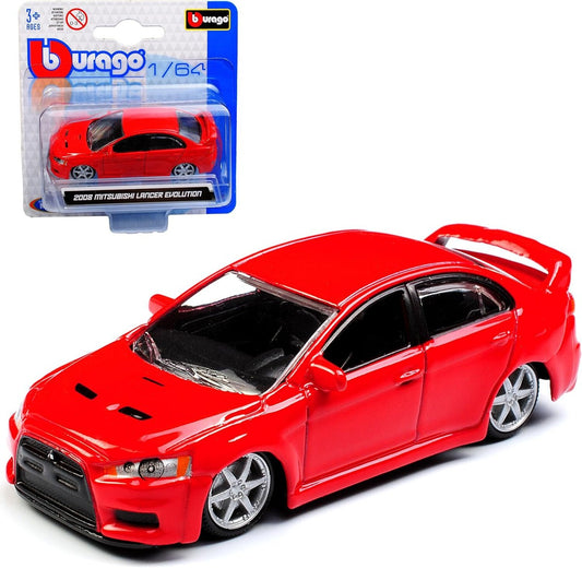 MITSUBISHI LANCER EVO IV 2008 RED 1/64 BURAGO
