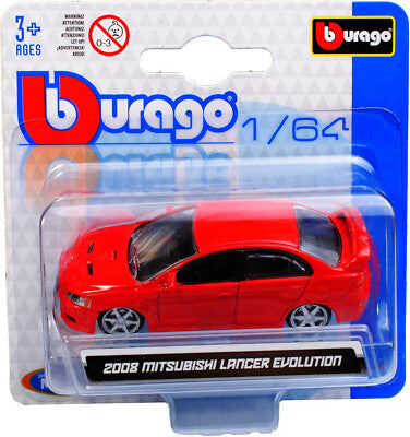 MITSUBISHI LANCER EVO IV 2008 RED 1/64 BURAGO