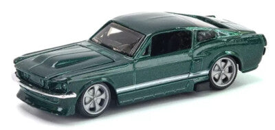 FORD USA MUSTANG GT500 COUPE 1967 GREEN 1/64 BURAGO