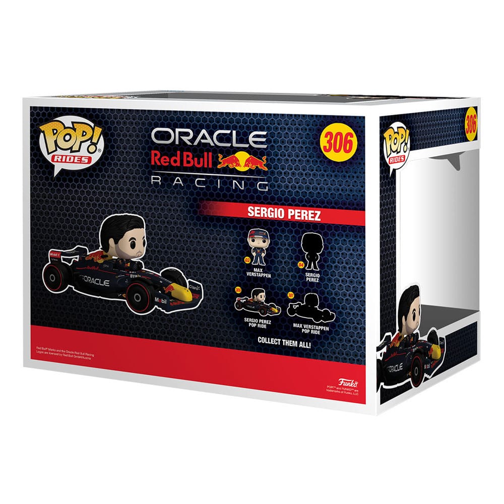 Figurină Funko POP! Formula 1 Rides Super Deluxe Sergio Perez 15 cm #306