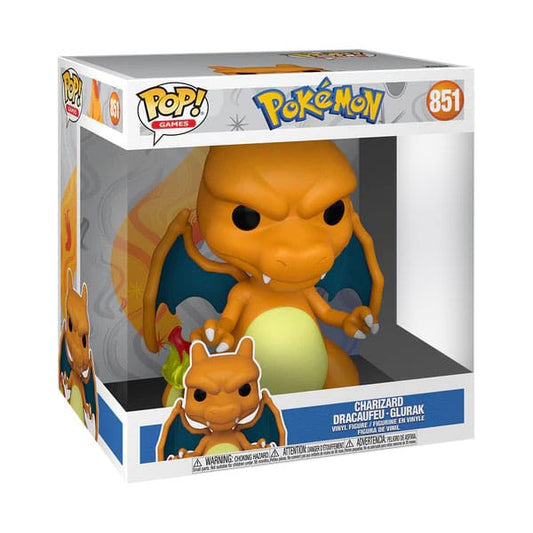 Figurină Funko POP! Pokemon - Charizard (Super Sized Jumbo) #851, 25 cm