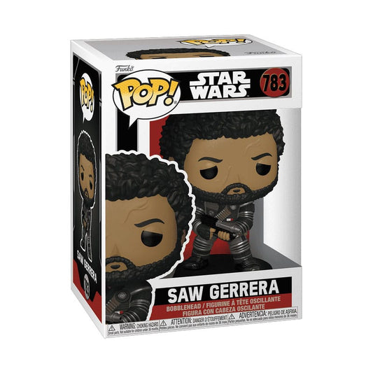 Figurină Funko POP! Star Wars: Andor TV Saw Gerrera 9 cm #783
