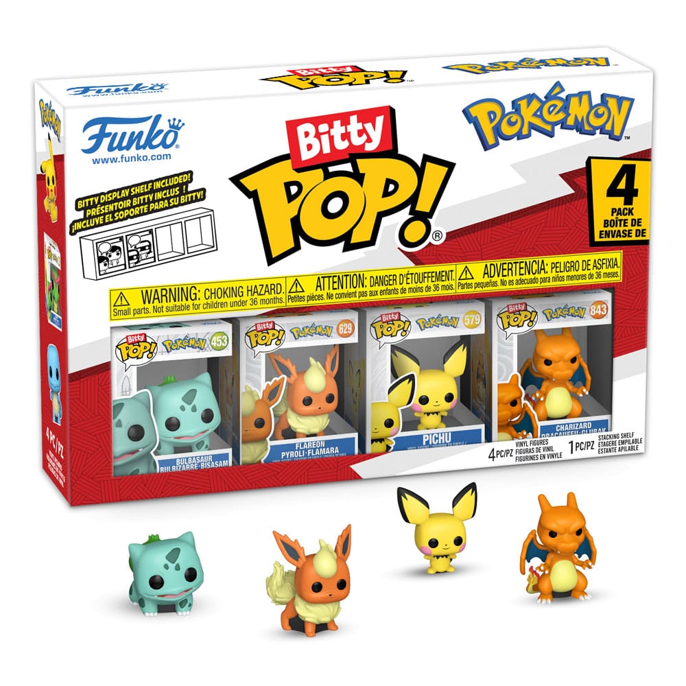 Set mini figurine Funko Bitty POP! Pokémon - 4-Pack (Series 3)