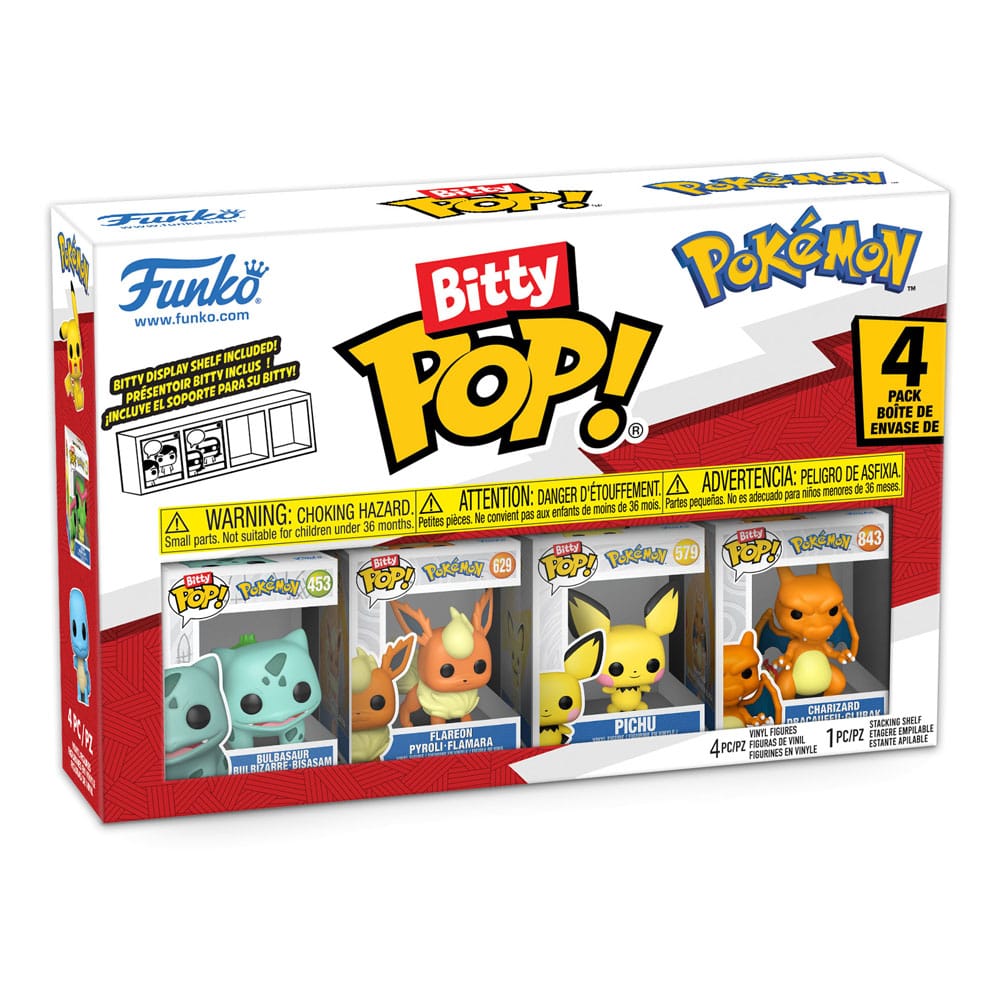 Set mini figurine Funko Bitty POP! Pokémon - 4-Pack (Series 3)