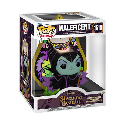 Figurină Funko POP! Disney Deluxe Maleficent (Glass) 9 cm #1610