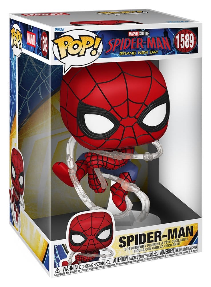 Figurina Funko POP! Super Sized Jumbo Spider-Man Brand New Day 25cm #1589