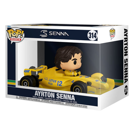 Figurină Funko POP! Formula 1 Rides Deluxe McLaren- Ayrton Senna 9 cm #314