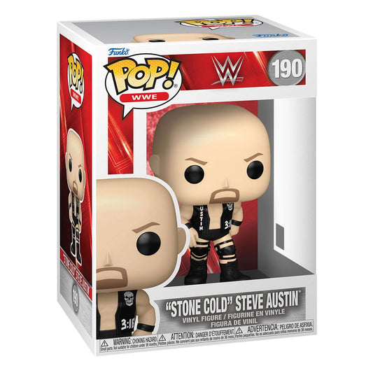 Figurină Funko POP! WWE ""Stone Cold"" Steve Austin 9 cm #190