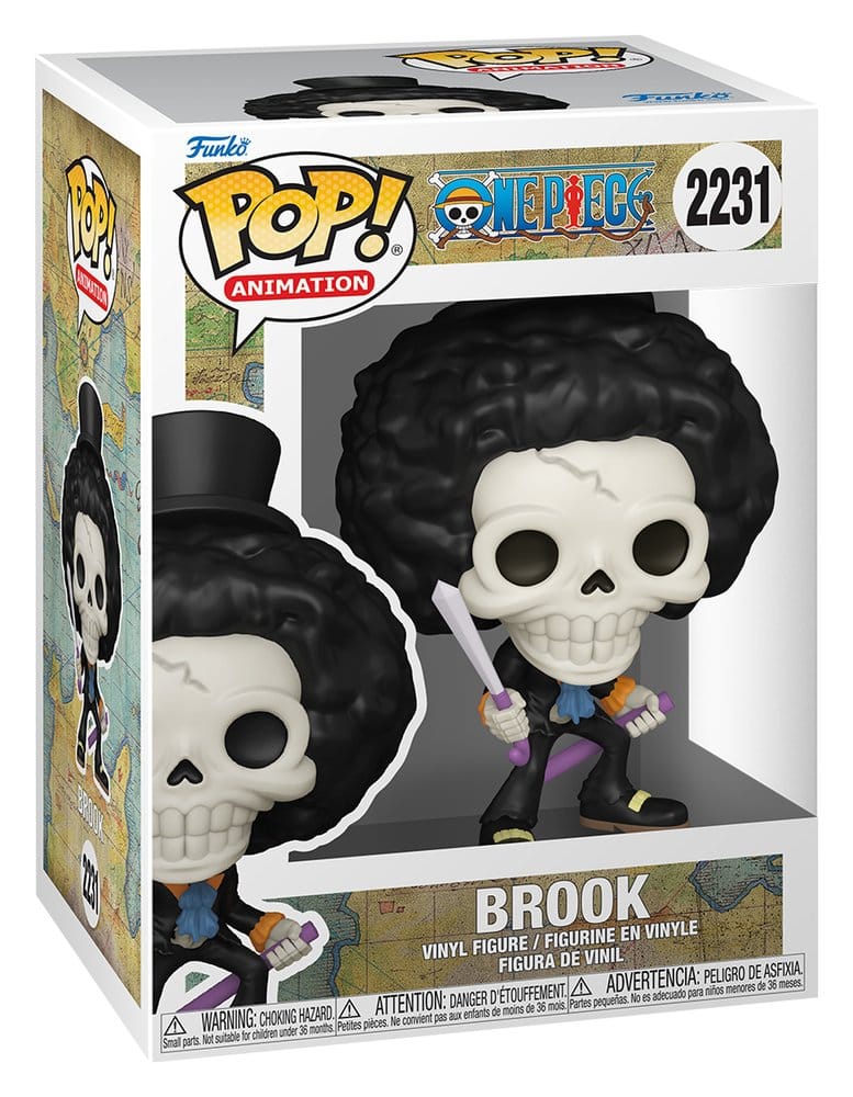 Figurină Funko POP! One Piece - Brook 9 cm #2231