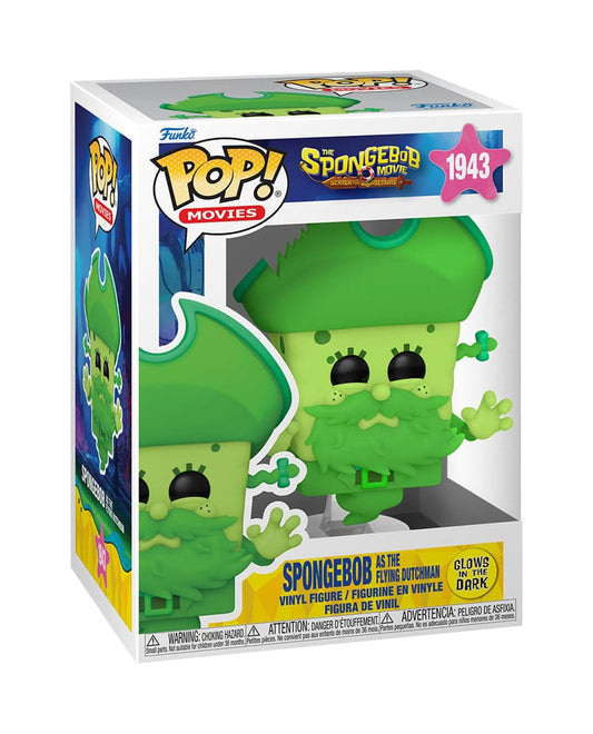 Figurină Funko POP! SpongeBob SquarePants - SpongeBob as the Flying Dutchman (Glow) 9 cm #1943