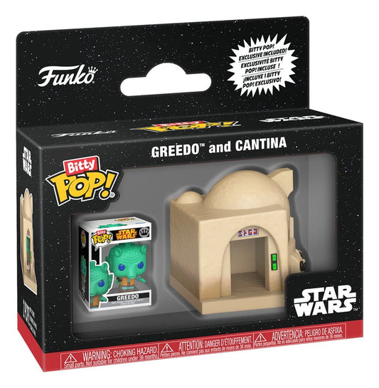 Mini figurine Funko Bitty POP! Star Wars - Greedo și Cantina