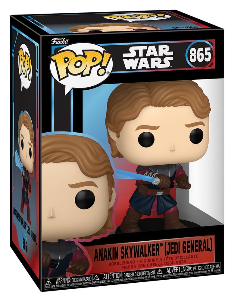 Figurina Funko POP! Star Wars - Anakin Skywalker (General Jedi) #865