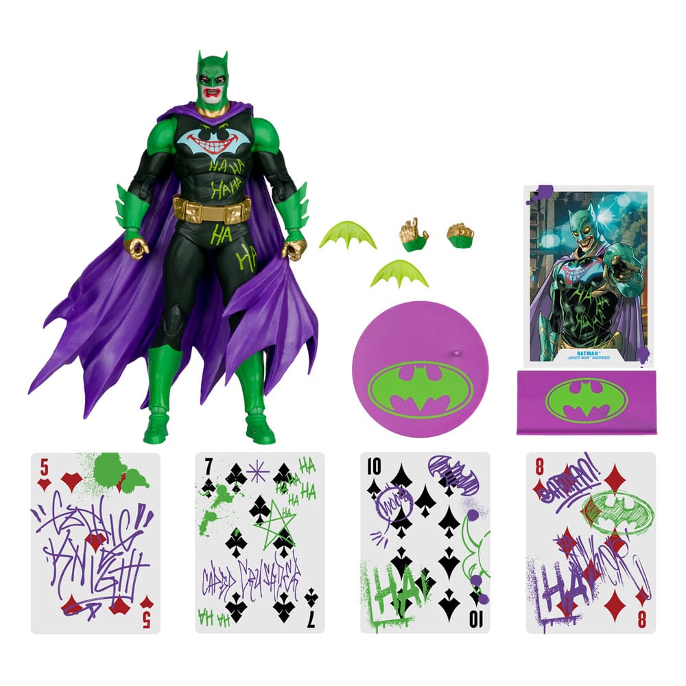 Figurină DC Multiverse Batman (Joker War) (Jokerized) (Gold Label) 18 cm