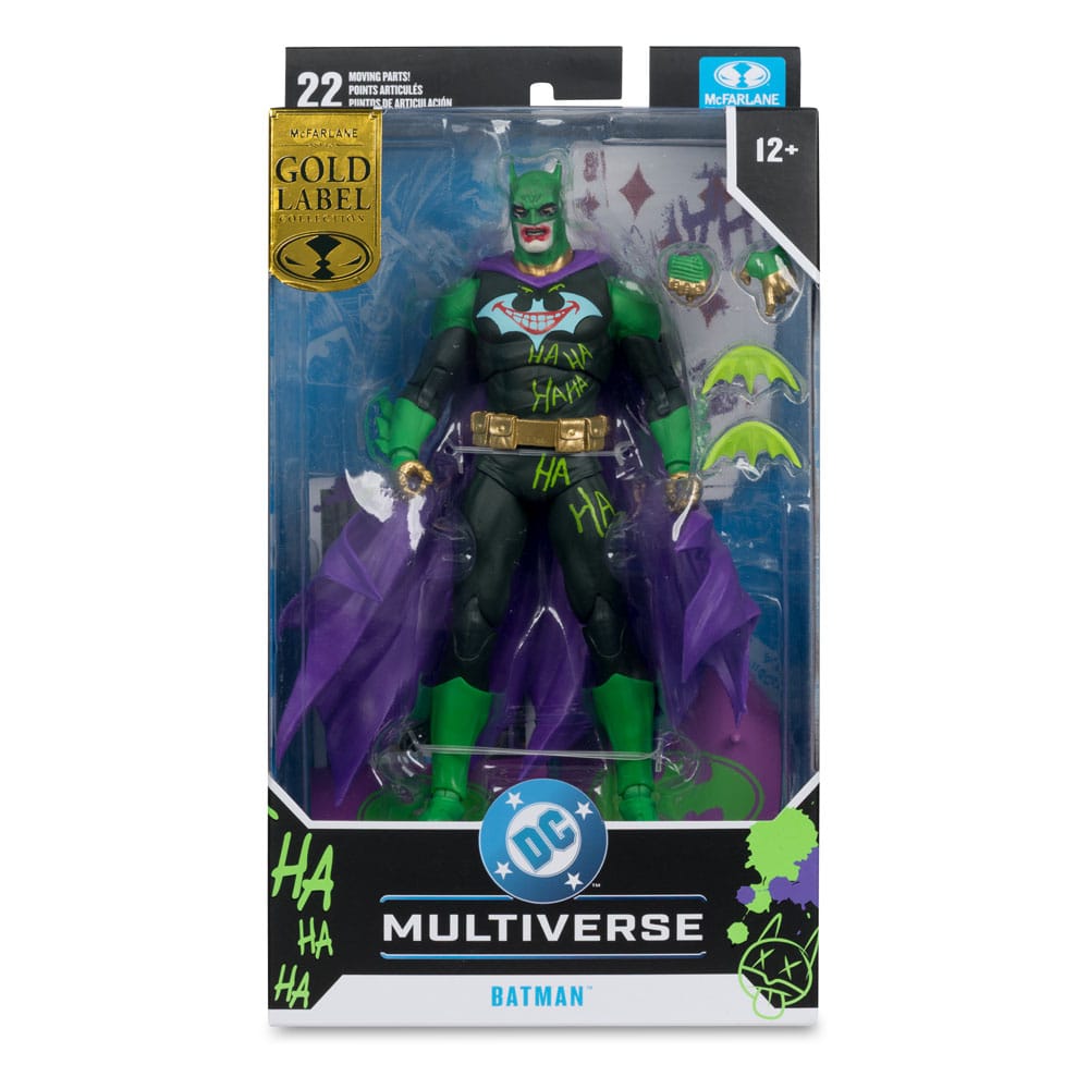 Figurină DC Multiverse Batman (Joker War) (Jokerized) (Gold Label) 18 cm