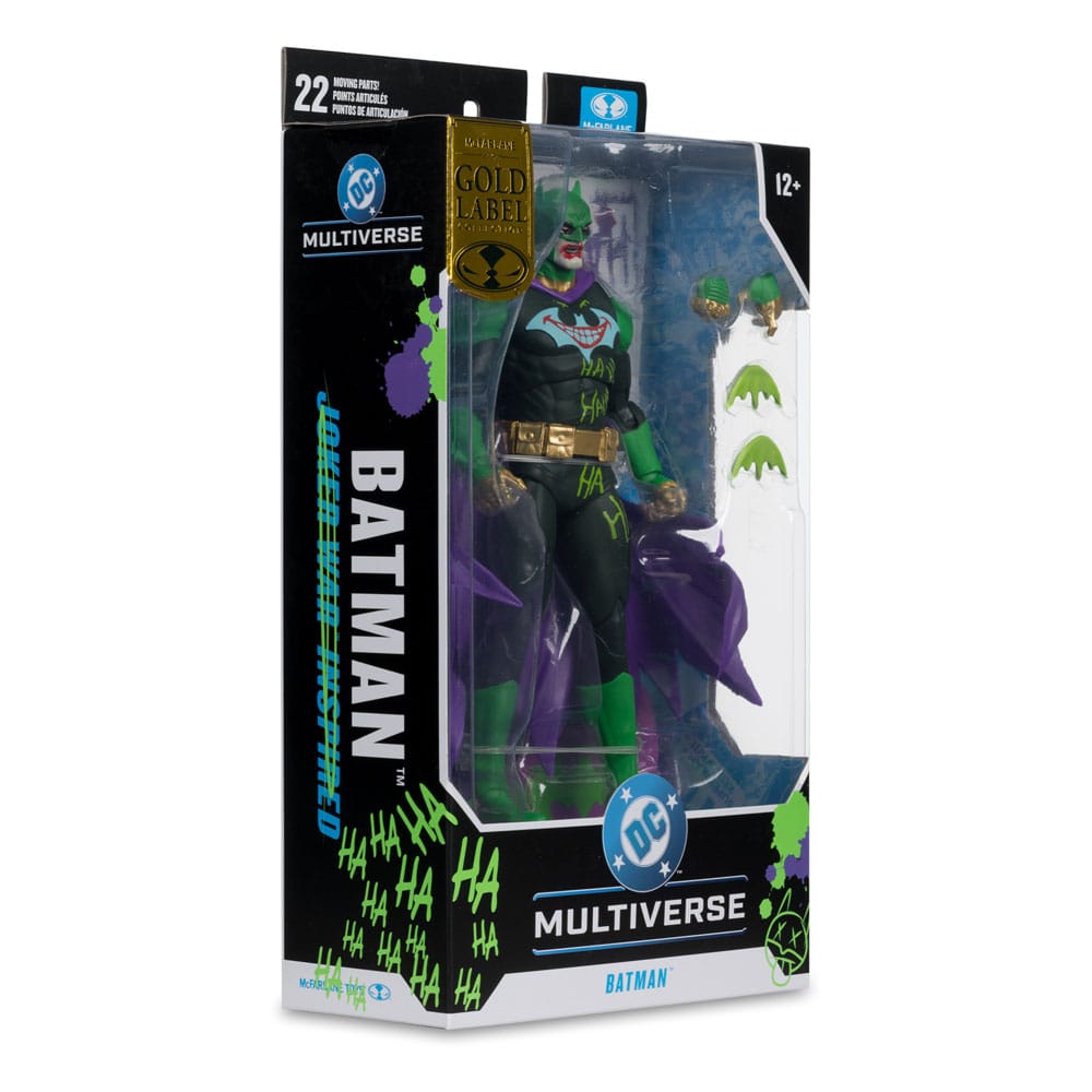 Figurină DC Multiverse Batman (Joker War) (Jokerized) (Gold Label) 18 cm