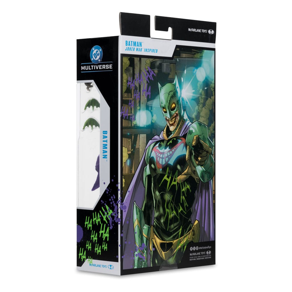 Figurină DC Multiverse Batman (Joker War) (Jokerized) (Gold Label) 18 cm