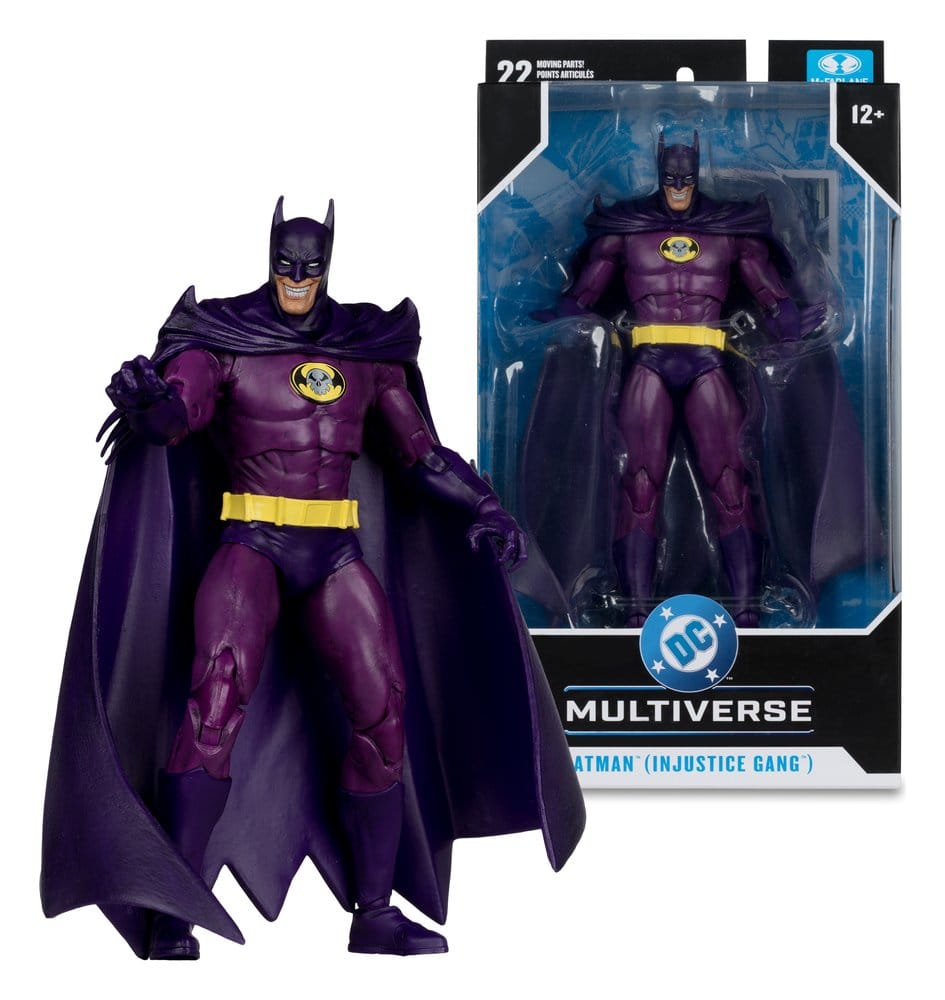 Figurină DC Multiverse Batman (Injustice Gang) (JLA: Rock of Ages) (Red Platinum Edtion) 18 cm