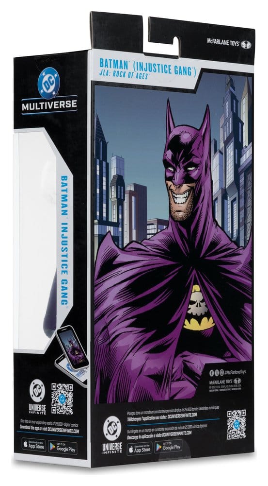 Figurină DC Multiverse Batman (Injustice Gang) (JLA: Rock of Ages) (Red Platinum Edtion) 18 cm