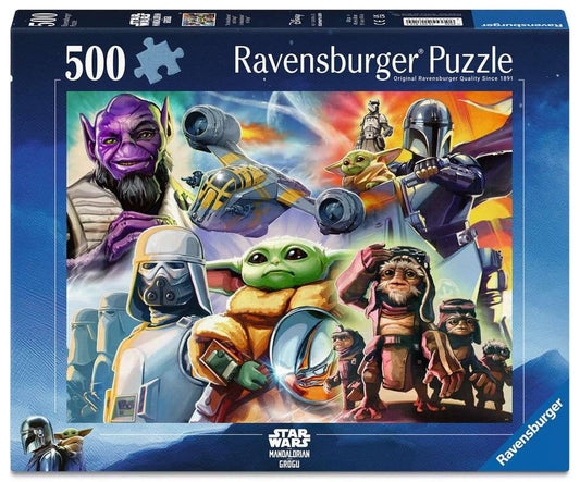 Puzzle Star Wars The Mandalorian and Grogu 500 Piese