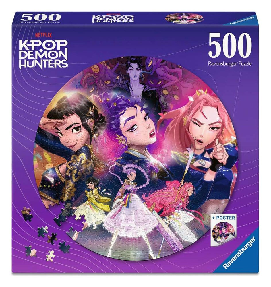 Puzzle KPop Demon Hunters Round For the fans! 500 Piese