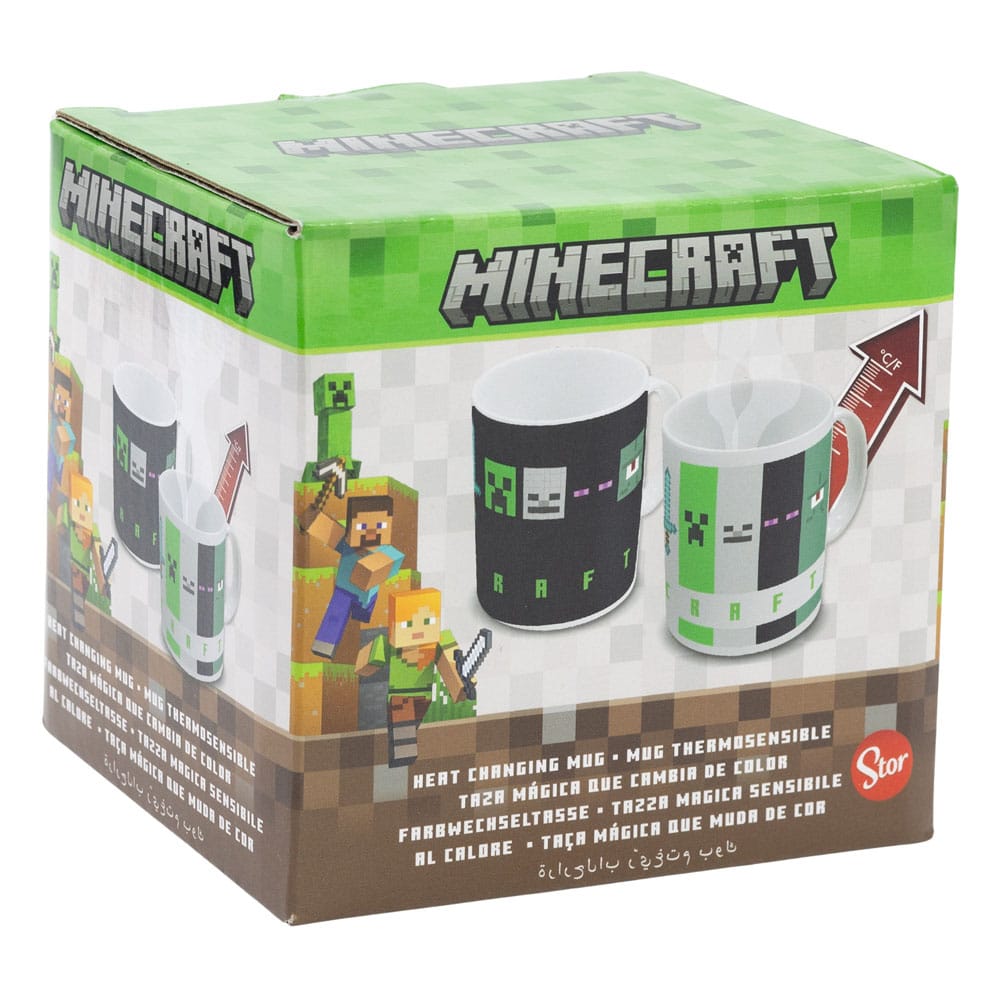 Cană Minecraft termosensibilă 325 ml